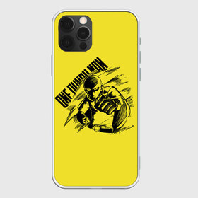Чехол для iPhone 12 Pro Max с принтом Сайтама One Punch Man в Белгороде, Силикон |  | Тематика изображения на принте: anime | one punch man | аниме | анимэ | бэнг | ван панч мэн | ванпанчмен | генос | кинг | сайтама | соник | супер герой | торнадо | уан панч мен