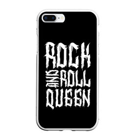 Чехол для iPhone 7Plus/8 Plus матовый с принтом Rock and Roll Queen в Белгороде, Силикон | Область печати: задняя сторона чехла, без боковых панелей | family | family look | queen | rock | rock and roll | детские | для всей семьи | семейные | семья | фэмили лук