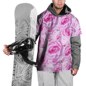 Накидка на куртку 3D с принтом Roses в Белгороде, 100% полиэстер |  | Тематика изображения на принте: дизайн с розами | женственность | нежность | роза | розовый принт | розовый фон | розы | цветы