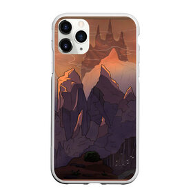 Чехол для iPhone 11 Pro Max матовый с принтом Долина острых утесов в Белгороде, Силикон |  | замок | камни | пейзаж | скалы