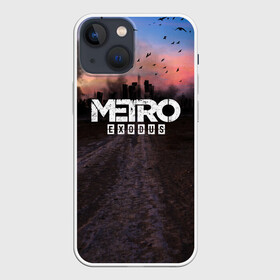 Чехол для iPhone 13 mini с принтом Metro Exodus в Белгороде,  |  | Тематика изображения на принте: 2033 | exodus | metro | metro 2033 | metro exodus | stalker | апокалипсис | диггер | дигеры | метро | разрушка | эпидемия