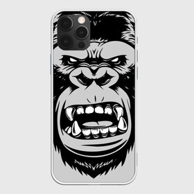 Чехол для iPhone 12 Pro Max с принтом animal crunch в Белгороде, Силикон |  | Тематика изображения на принте: angry | animal | power | горилла | животное | злой | спорт