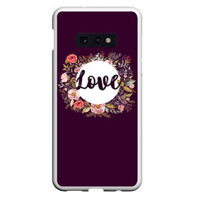 Чехол для Samsung S10E с принтом Love в Белгороде, Силикон | Область печати: задняя сторона чехла, без боковых панелей | 14 февряля | amor | kiss | love | love you | my love | valentine | валентин | люблю | любовь | отношения | пара | поцелуй | я люблю