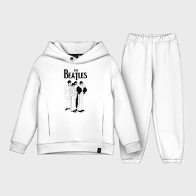 Детский костюм хлопок Oversize с принтом THE BEATLES в Белгороде,  |  | the beatles | битлз | битлс | битлы | джон леннон | джордж харрисон | пол маккартни | ринго старр