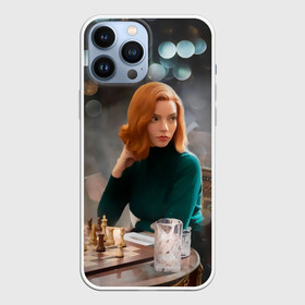 Чехол для iPhone 13 Pro Max с принтом Queens Gambit Ход Королевы в Белгороде,  |  | the queens gambit | бэт хармон | королева | милая девушка | рыжая | рыжая девушка | сериал | сериал про шахматы | ход королевы | шахматы | элизабет хармон