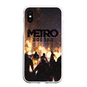 Чехол для iPhone XS Max матовый с принтом Metro Exodus в Белгороде, Силикон | Область печати: задняя сторона чехла, без боковых панелей | 2033 | exodus | metro | metro 2033 | metro exodus | stalker | апокалипсис | диггер | дигеры | метро | разрушка | эпидемия