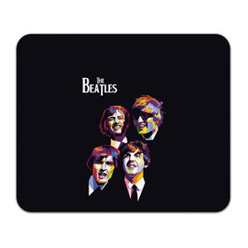 Коврик для мышки прямоугольный с принтом The Beatles в Белгороде, натуральный каучук | размер 230 х 185 мм; запечатка лицевой стороны | the beatles | великобритания | джон леннон | классика | легенды | музыка | пол маккартни | рок | рок группа