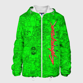 Мужская куртка 3D с принтом Cyberpunk 2077(комиксы) в Белгороде, ткань верха — 100% полиэстер, подклад — флис | прямой крой, подол и капюшон оформлены резинкой с фиксаторами, два кармана без застежек по бокам, один большой потайной карман на груди. Карман на груди застегивается на липучку | cd project red | cyberpunk 2077 | keanu reeves | samurai | игра | киану ривз | киберпанк 2077 | комиксы | самураи