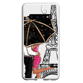 Чехол для Samsung Galaxy S10 с принтом Хочу в Париж в Белгороде, Силикон | Область печати: задняя сторона чехла, без боковых панелей | Тематика изображения на принте: tegunvteg | башня | любовь | путешествия