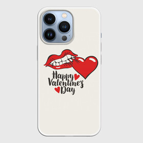 Чехол для iPhone 13 Pro с принтом Happy Valentines Day в Белгороде,  |  | 14 февраля | love | valentines day | амур | валентинка | вторая половинка | день всех влюбленных | купидон | любовь | отношения | подарок любви | поцелуй | праздник любви | романтика | свидание | сердечки