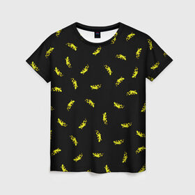 Женская футболка 3D с принтом Ящерки в Белгороде, 100% полиэфир ( синтетическое хлопкоподобное полотно) | прямой крой, круглый вырез горловины, длина до линии бедер | животное | минимализм | мультик | ящерица