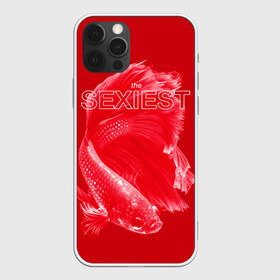 Чехол для iPhone 12 Pro Max с принтом Самый сексуальный в Белгороде, Силикон |  | red | альфа | альфа самец | красный | рыба | рыбка