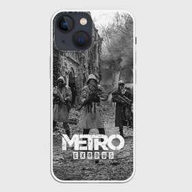 Чехол для iPhone 13 mini с принтом Metro Exodus в Белгороде,  |  | Тематика изображения на принте: 2033 | exodus | metro | metro 2033 | metro exodus | stalker | апокалипсис | диггер | дигеры | метро | разрушка | эпидемия