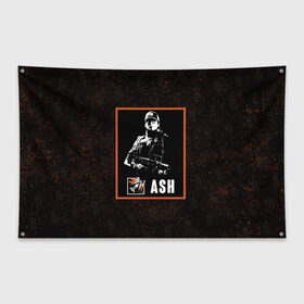 Флаг-баннер с принтом Ash в Белгороде, 100% полиэстер | размер 67 х 109 см, плотность ткани — 95 г/м2; по краям флага есть четыре люверса для крепления | ash | r6s | rainbow six siege | оперативник | персонаж | эш