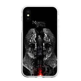 Чехол для iPhone XS Max матовый с принтом Mortal Shell в Белгороде, Силикон | Область печати: задняя сторона чехла, без боковых панелей | mortal shell | игра | игровой | компьютерный | мортал шелл | подарок | черный