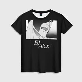 Женская футболка 3D с принтом Bj Alex в Белгороде, 100% полиэфир ( синтетическое хлопкоподобное полотно) | прямой крой, круглый вырез горловины, длина до линии бедер | bj alex | аниме | анимеприкол | арт | кун | манга | манхва | парень