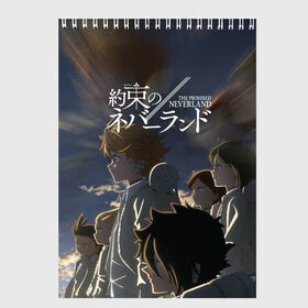 Скетчбук с принтом The promised neverland (Z) в Белгороде, 100% бумага
 | 48 листов, плотность листов — 100 г/м2, плотность картонной обложки — 250 г/м2. Листы скреплены сверху удобной пружинной спиралью | promised neverland | the promised neverland | yakusoku no neverland | неверленд | обещанная страна | обещанная страна грёз | обещанный неверленд | якусоку но нэба