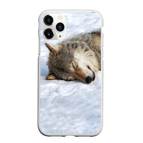 Чехол для iPhone 11 Pro матовый с принтом Спящий Волк в Белгороде, Силикон |  | animals | wolf | волк | волки | животные | звери | зверь | одиночество | одиночка | пёс | собака | спящий волк