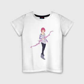 Детская футболка хлопок с принтом Гаутер в Белгороде, 100% хлопок | круглый вырез горловины, полуприлегающий силуэт, длина до линии бедер | anime | the seven deadly sins | аниме | гаутер | мультик