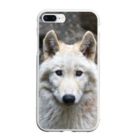 Чехол для iPhone 7Plus/8 Plus матовый с принтом Волк в Белгороде, Силикон | Область печати: задняя сторона чехла, без боковых панелей | animals | wolf | волк | волки | животные | звери | зверь | луна | одиночество | одиночка | пёс | собака