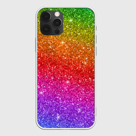Чехол для iPhone 12 Pro Max с принтом Блестки радуги в Белгороде, Силикон |  | абстракция | блеск | блестки | блестяжки | блестяшки | градиент | радуга | узор | фон | яркий узор