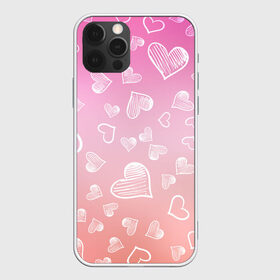 Чехол для iPhone 12 Pro Max с принтом Сердечки в Белгороде, Силикон |  | Тематика изображения на принте: 8 марта | love | девочки | женская | любовь | подружке | сердечки
