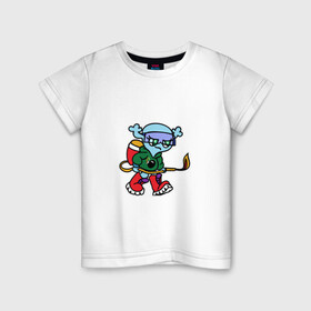 Детская футболка хлопок с принтом Инопланетяне рулят! С огнеметом и в защитных очках в Белгороде, 100% хлопок | круглый вырез горловины, полуприлегающий силуэт, длина до линии бедер | tgcarpg | игры | инопланетянин | мобилка | мультяшки | огнемет