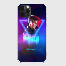 Чехол для iPhone 12 Pro Max с принтом Cyberpunk 2077 в Белгороде, Силикон |  | Тематика изображения на принте: cyberpunk 2077 | игра | киберпанк | компьютерная | космос | неоновый | панк | персонаж | подарок | фиолетовый