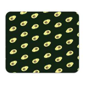 Коврик для мышки прямоугольный с принтом Авокадо в Белгороде, натуральный каучук | размер 230 х 185 мм; запечатка лицевой стороны | low poly avocado | авокадо | авокадо с косточкой | растение | фрукт