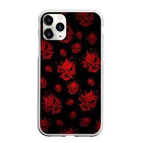 Чехол для iPhone 11 Pro Max матовый с принтом RED SAMURAI PATTERN в Белгороде, Силикон |  | 2019 | cd project red | cyberpunk 2077 | cyberpunk fashion | hacker | keanu reeves | maelstrom | militech | night city | quadra | samurai | samurai cyberpunk 2077 | sci fi | trauma team | v | ви | киану ривз | киберпанк 2077 | логотип | роботы | 