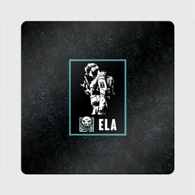 Магнит виниловый Квадрат с принтом Ela в Белгороде, полимерный материал с магнитным слоем | размер 9*9 см, закругленные углы | Тематика изображения на принте: ela | r6s | rainbow six siege | оперативник | персонаж | эла