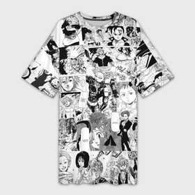 Платье-футболка 3D с принтом Семь смертных грехов в Белгороде,  |  | nanatsu no taizai | аниме | бан | гаутер | грехи | диана | кинг | манга | мелиодас | мерлин | эсканор