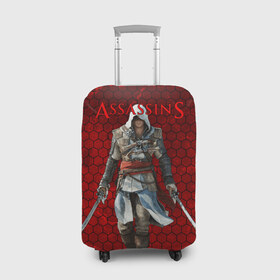Чехол для чемодана 3D с принтом Assassin’s Creed в Белгороде, 86% полиэфир, 14% спандекс | двустороннее нанесение принта, прорези для ручек и колес | action adventure | action rpg | creed | игра | мультиплатформенная | паркур | стелс