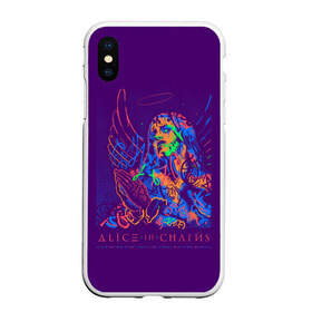 Чехол для iPhone XS Max матовый с принтом Alice in Chains в Белгороде, Силикон | Область печати: задняя сторона чехла, без боковых панелей | alice in chains | алиса в цепях | альтернативный метал | гранж | рок | сладж метал | хард рок | хеви метал | элис ин чэйнс