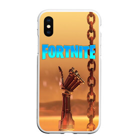 Чехол для iPhone XS Max матовый с принтом Fortnite терминатор в Белгороде, Силикон | Область печати: задняя сторона чехла, без боковых панелей | Тематика изображения на принте: fortnite | t 800 | terminator | терминатор