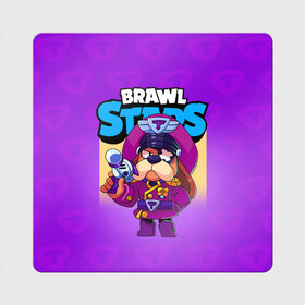 Магнит виниловый Квадрат с принтом Генерал Гавс - Brawl Stars в Белгороде, полимерный материал с магнитным слоем | размер 9*9 см, закругленные углы | brawl | brawler | brawlstars | chromatic | colonel | legendary | ruffs | supercell | боец | бравл | бравлер | бравлпасс | бравлстарс | бравлстарсигра | лега | легендарка | новый перс | перс бравл | суперселл | суперцел | хр