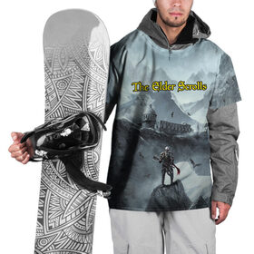 Накидка на куртку 3D с принтом The Elder Scrolls в Белгороде, 100% полиэстер |  | skirim | tegunvteg | the elder scrolls | драконы | скайрим