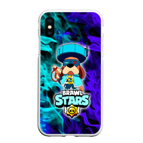 Чехол для iPhone XS Max матовый с принтом Brawl Stars Ronin Ruffs в Белгороде, Силикон | Область печати: задняя сторона чехла, без боковых панелей | brawl stars | colonel ruffs | logo | ronin ruffs | ruffs | бравл старс | бравлер | генерал гавс | генерал руфф | логотипы игр | персонажи игр | раффс | руфус | руффс | собака