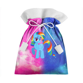Подарочный 3D мешок с принтом Радуга Дэш в Белгороде, 100% полиэстер | Размер: 29*39 см | baby | girl | horse | kawaii | luna | my little pony | princess | rainbow | rainbow dash | девочкам | девочки | детям | единорог | животные | кавайный | конь | лошадь | луна | малыш | облака | пегас | пинки пай | пони | радуга дэш