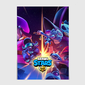 Постер с принтом Starr Force - Brawl Stars в Белгороде, 100% бумага
 | бумага, плотность 150 мг. Матовая, но за счет высокого коэффициента гладкости имеет небольшой блеск и дает на свету блики, но в отличии от глянцевой бумаги не покрыта лаком | brawl | brawler | brawlstars | chromatic | legendary | supercell | боец | бравл | бравлер | бравлпасс | бравлстарс | бравлстарсигра | булл | гавс | дэррил | колетт | лега | лу | новый перс | новый скин | перс бравл | суперс