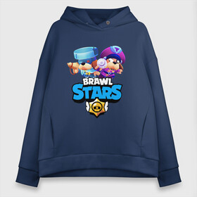 Женское худи Oversize хлопок с принтом Генерал Гавс - Brawl Stars в Белгороде, френч-терри — 70% хлопок, 30% полиэстер. Мягкий теплый начес внутри —100% хлопок | боковые карманы, эластичные манжеты и нижняя кромка, капюшон на магнитной кнопке | brawl | brawler | brawlstars | chromatic | colonel | legendary | ruffs | supercell | боец | бравл | бравлер | бравлпасс | бравлстарс | бравлстарсигра | лега | легендарка | новый перс | перс бравл | суперселл | суперцел | хр