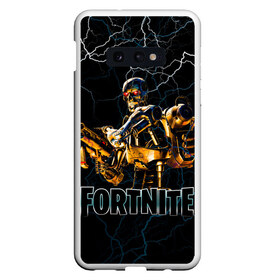 Чехол для Samsung S10E с принтом Fortnite T-800 в Белгороде, Силикон | Область печати: задняя сторона чехла, без боковых панелей | 