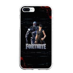 Чехол для iPhone 7Plus/8 Plus матовый с принтом Fortnite - Terminator в Белгороде, Силикон | Область печати: задняя сторона чехла, без боковых панелей | Тематика изображения на принте: chapter 2 | fortnite | fortnite 3 | fortnite terminator | sarah connor and terminator 800 | t 800 | t 800 fortnite | сара коннор | скин t 800 | скин терминатора | терминатор | терминатор т 800 | фортнайт | фортнайт глава 2 | фортнайт тер