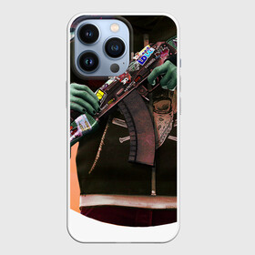 Чехол для iPhone 13 Pro с принтом CS:GO | Night dust в Белгороде,  |  | mask | stickers. | weapons | маска | наклейки | оружие | очки