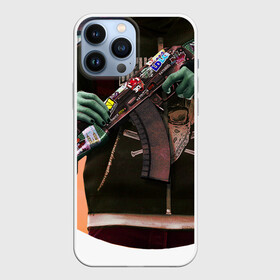 Чехол для iPhone 13 Pro Max с принтом CS:GO | Night dust в Белгороде,  |  | mask | stickers. | weapons | маска | наклейки | оружие | очки