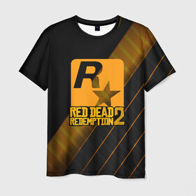 Мужская футболка 3D с принтом RED DEAD REDEMPTION 2 в Белгороде, 100% полиэфир | прямой крой, круглый вырез горловины, длина до линии бедер | game | gamer | rdr2 | red dead redemption 2 | rockstar studios | игры