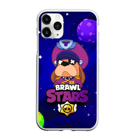 Чехол для iPhone 11 Pro матовый с принтом Brawl Stars - Генерал Гавс в Белгороде, Силикон |  | 2020 | 2021 | brawl | colonel | dog | leon | ruffus | space | stars | бравл | браво | гавс | генерал | корабль | космический | космос | леон | лион | новые | новый | персонаж | персонажи | пес | планеты | собака | страс