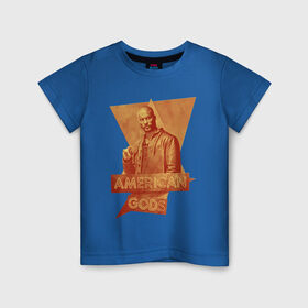 Детская футболка хлопок с принтом Тень Мун Американские Боги в Белгороде, 100% хлопок | круглый вырез горловины, полуприлегающий силуэт, длина до линии бедер | american | gods | lucky | moon | shadow | афроамериканец | герой | главный | избранный | лун | монета | мун | тень | удача