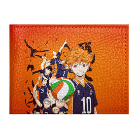 Обложка для студенческого билета с принтом ВОЛЕЙБОЛ!! / HAIKYUU!! в Белгороде, натуральная кожа | Размер: 11*8 см; Печать на всей внешней стороне | anime | haikyu | haikyuu | karasuno | аниме | волейбол | ворон | карасуно | манга | мяч | сёё хината