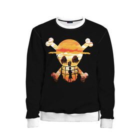 Детский свитшот 3D с принтом One piece в Белгороде, 100% полиэстер | свободная посадка, прямой крой, мягкая тканевая резинка на рукавах и понизу свитшота | anime | one piece | аниме | анимэ | большой куш | ван пис | король пиратов | луффи | пират | пираты | пираты соломенной шляпы | рыжий шанкс | эйтиро одо